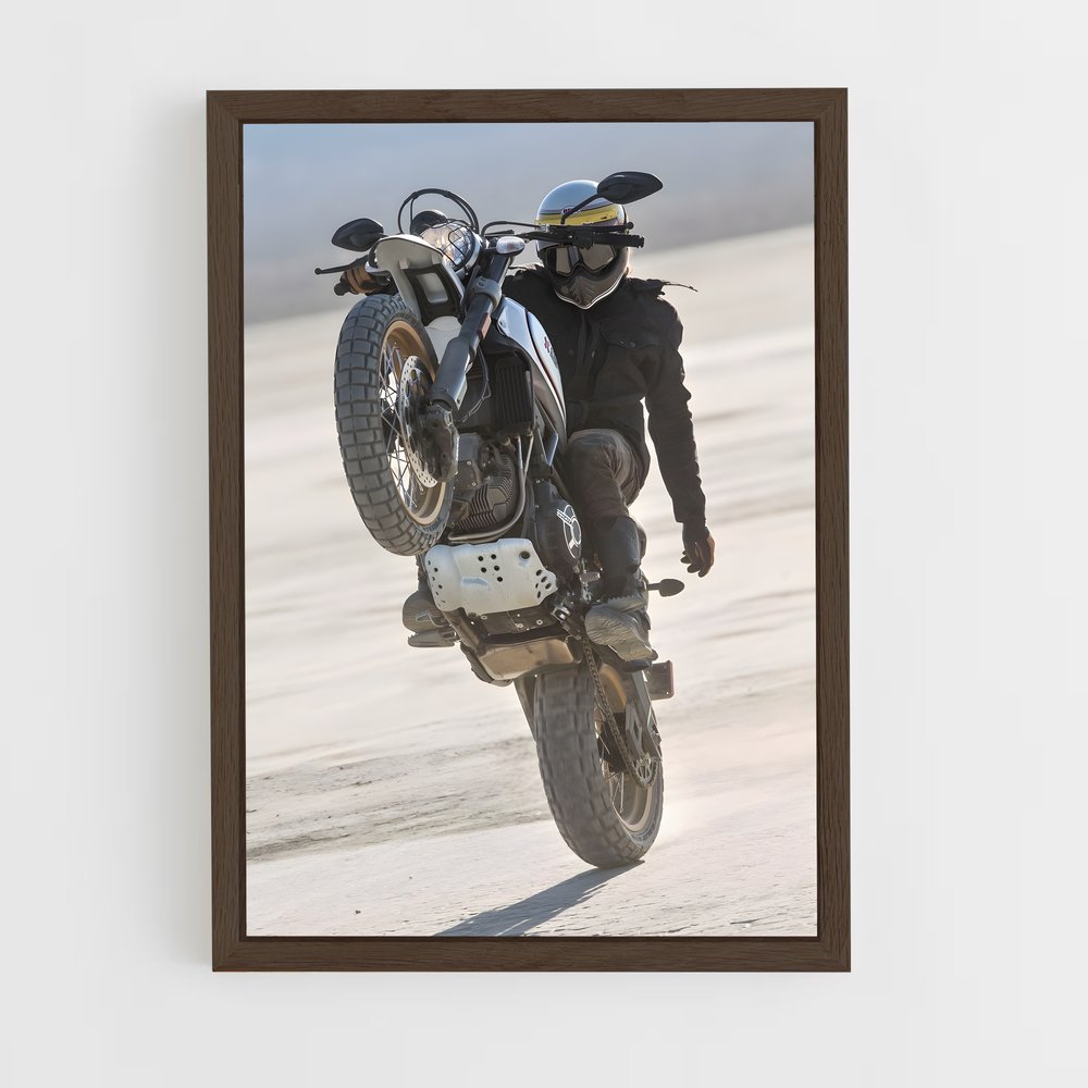 Poster Sable et Moteur – affiche Ducati (vue 5)